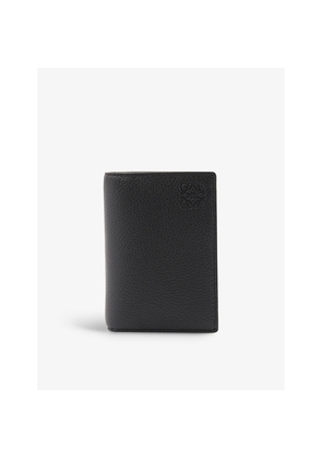 Mens Loewe Anagram-Embellished Grained-Leather Bifold Wallet