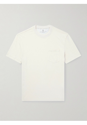 Brunello Cucinelli - Slim-Fit Cotton-Jersey T-Shirt - Men - White - S