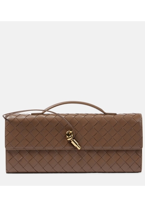 Bottega Veneta Andiamo Intrecciato leather clutch