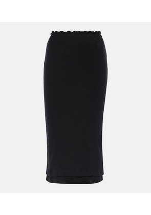 Jil Sander Virgin wool midi skirt