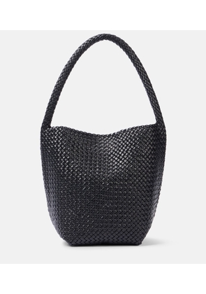 The Row N/S Park Small woven leather tote bag