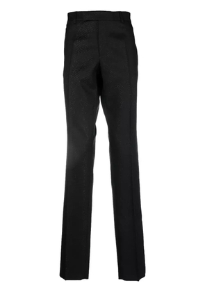 Versace La Greca straight-leg trousers - Black