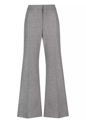 Givenchy flared felted trousers - Grey