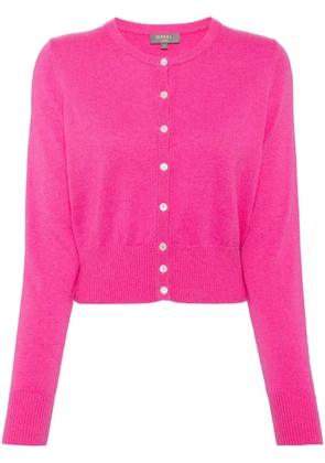 N.Peal Ivy organic-cashmere cardigan - Pink