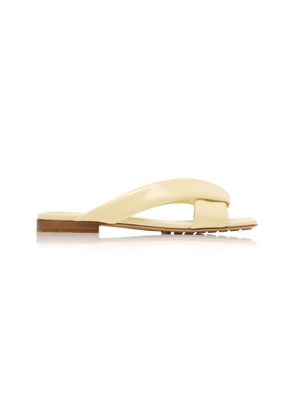 Bottega Veneta Cushion Lux Leather Sandals - Moda Operandi