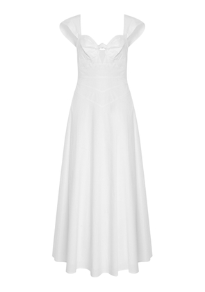 Cult Gaia Magnolia Cotton-Blend Maxi Dress - Moda Operandi