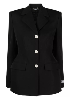 Versace Hourglass single-breasted blazer - Black