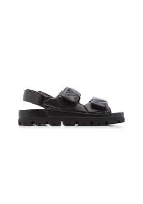 Prada Quilted Leather Sandals - Moda Operandi