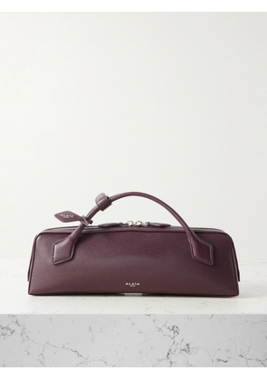 Alaïa - Le Teckel Textured-leather Tote - Burgundy - One size
