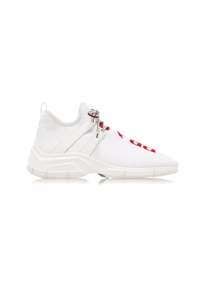 Prada Logo Knit Sneakers - Moda Operandi