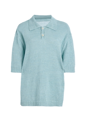Maison Margiela Hemp Polo Shirt - Moda Operandi