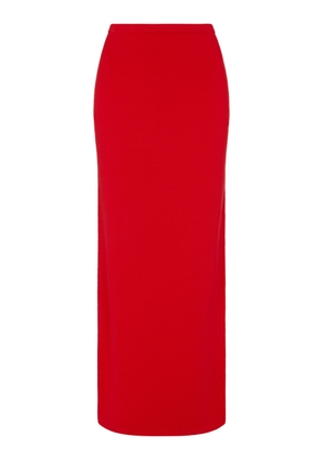 Aexae - Technical-Knit Maxi Skirt - Red - XS - Moda Operandi