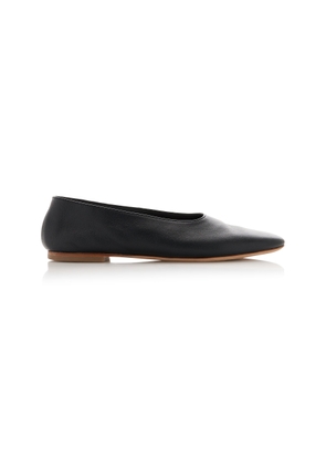 STAUD Alba Leather Ballet Flats - Moda Operandi