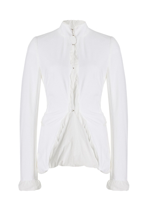 COLLEEN ALLEN Shrunken Cotton-Jersey Jacket - Moda Operandi