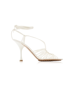 Bottega Veneta Dot Lace-Up Leather Sandals - Moda Operandi