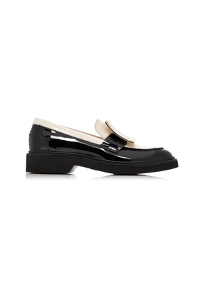 Roger Vivier Viv' Rangers Buckle-Embellished Loafers - Moda Operandi