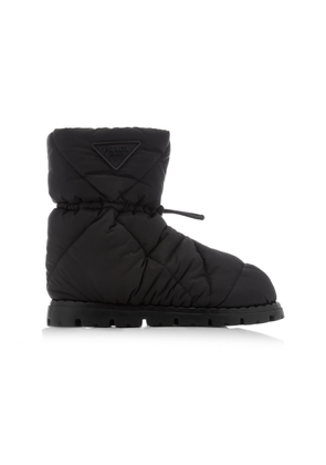 Prada Down-Quilted Nylon Ankle Boots - Moda Operandi