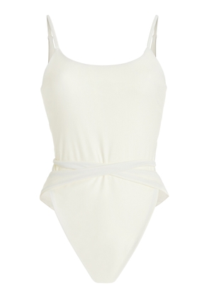 MARE PERPETUA Essential Tie-Detailed Open Back One-Piece Swimsuit - Moda Operandi
