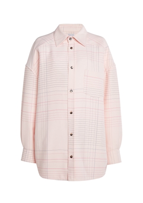 Bottega Veneta Striped Stretch-Crepe Shirt - Moda Operandi