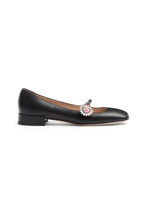 Valentino Garavani Leather Mary Jane Flats - Moda Operandi