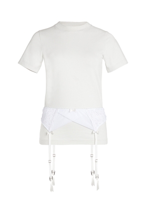 Balenciaga Lingerie Stretch-Jersey T-Shirt - Moda Operandi