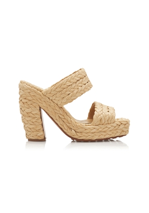 Bottega Veneta Trinity Raffia Sandals - Moda Operandi