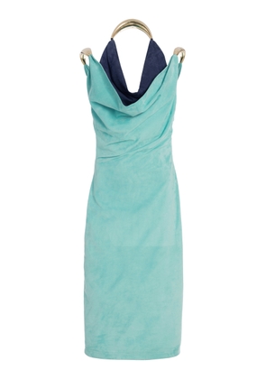 Bottega Veneta - Suede Dress - Navy - IT 40 - Moda Operandi