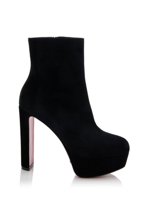 Christian Louboutin Loo 130mm Veau Velours Ankle Boots - Moda Operandi