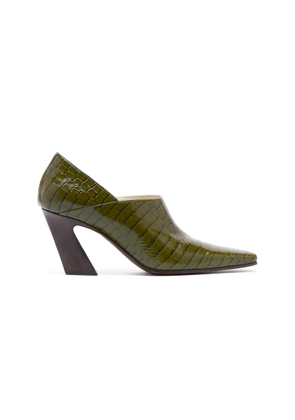 Bottega Veneta Croc-Effect Leather Loafer Pumps - Moda Operandi