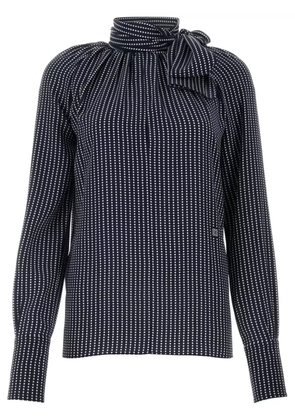Givenchy printed silk blouse - Blue