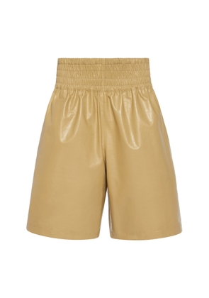 Bottega Veneta Leather Shorts - Moda Operandi