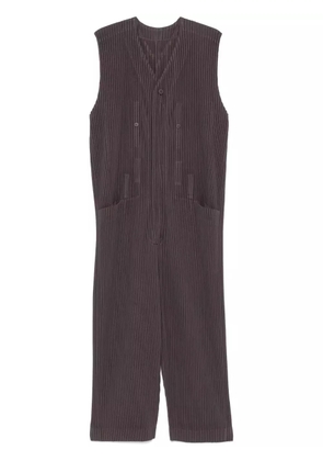 Homme Plissé Issey Miyake plissé jumpsuit - Brown