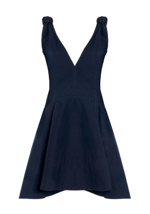 Bottega Veneta - Cotton Mini Circle Dress - Navy - IT 40 - Moda Operandi