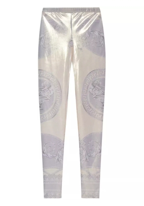 Versace La Coupe des Dieux-print leggings - Gold
