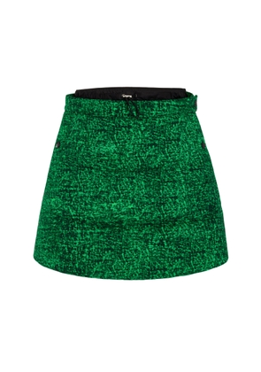 Moncler Genius - 1 Moncler JW Anderson Quilted Cotton Mini Skirt - Green - FR 42 - Moda Operandi
