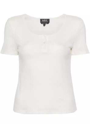 A.P.C. Luna cotton T-shirt - Neutrals
