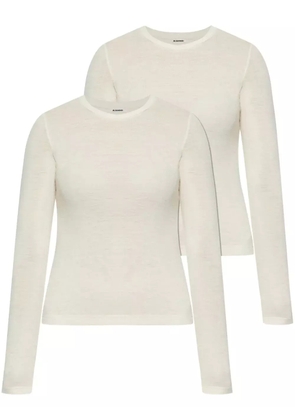 Jil Sander wool top (set of two) - White