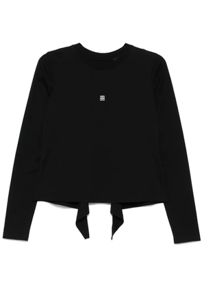 Givenchy open-back T-shirt - Black