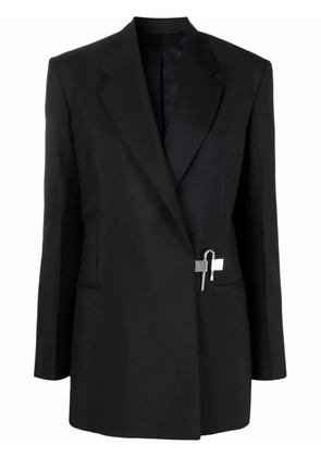 Givenchy padlock-detail wool blazer - Black