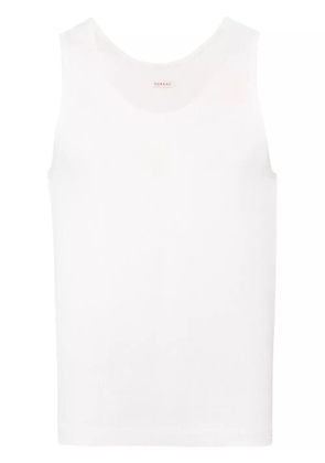 FURSAC ribbed-effect tank top - White