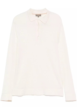 N.Peal long sleeves polo shirt - Neutrals