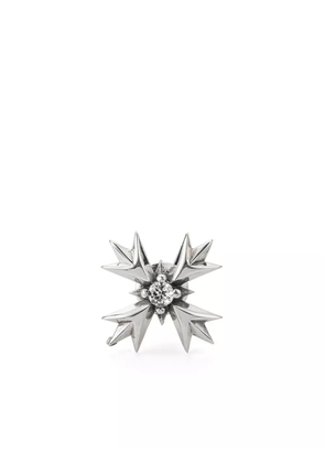 Emanuele Bicocchi Crest crystal-embellished earring - Silver