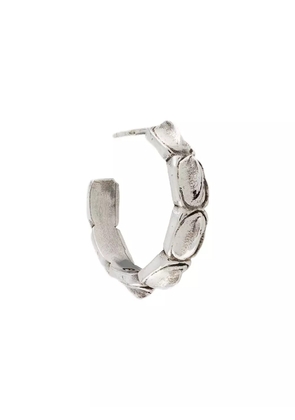 Emanuele Bicocchi Croc hoop earring - Silver