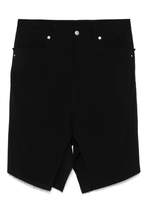 Rick Owens slivered mini skirt - Black