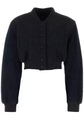 Givenchy cropped bomber jacket - Grey