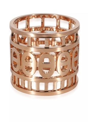 Hermès Pre-Owned 18kt rose gold Chaine D'Ancre band ring