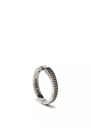 Emanuele Bicocchi dotted hoop earring - Silver