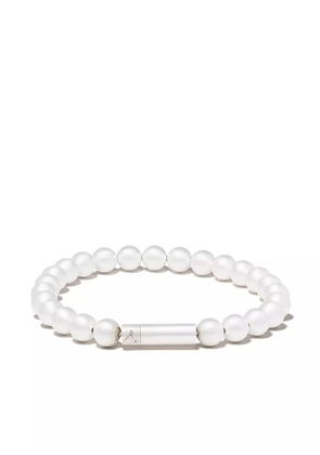 Le Gramme Le 47 beaded bracelet - Silver