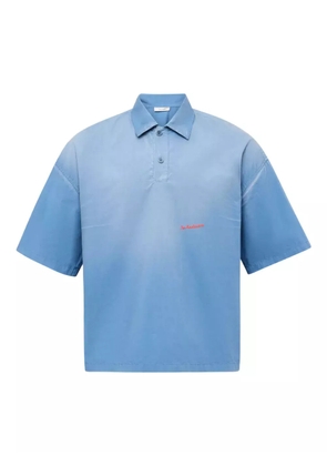 JW Anderson oversized logo polo shirt - Blue