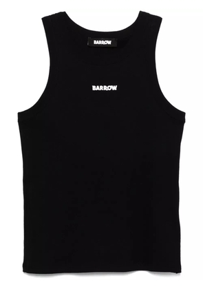 BARROW logo-tape tank top - Black